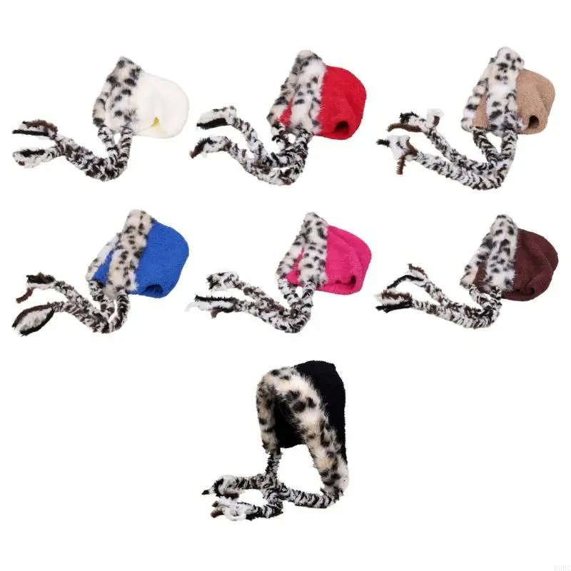 

F3KC Термоизолированная шляпа с кошачьими ушами, дружелюбная к ребенку шапка с животными для использования в помещении и на