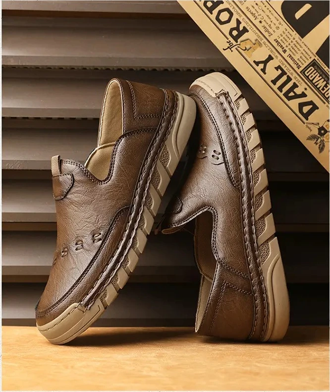 

Men's handcrafted genuine leather shoes, luxury casual shoes, men's loafers, high-quality men's driving shoes sneakers men
