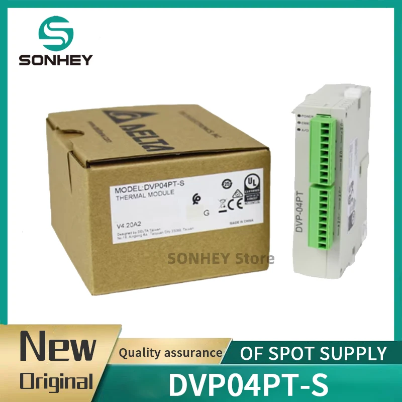 

New original DVP06PT-S DVP04TC-S DVP14SS211T DVP04PT-S DVP Series PLC Module Delta Analog Programmable Logic Controller Module