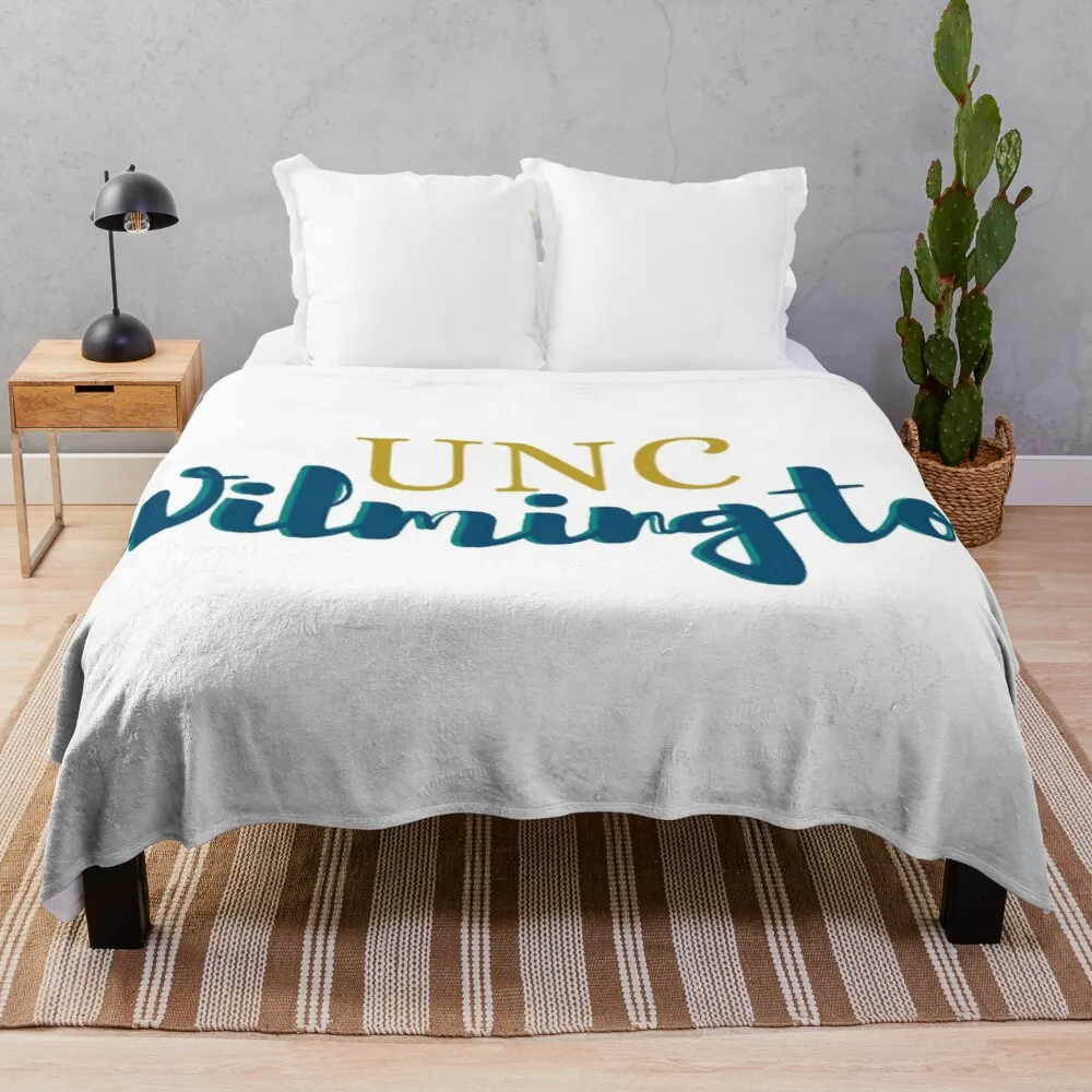 

UNC Wilmington Throw Blanket designer blankets cute blanket throw blanket for sofa thin