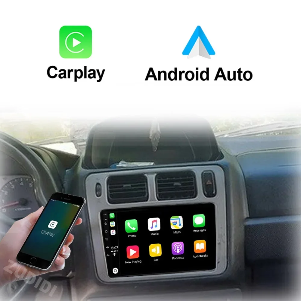 Android 13 2din For Mitsubishi Pajero IO 1998-2007 Car Radio 4G WIFI Player Carplay Android Auto GPS Navigation No DVD