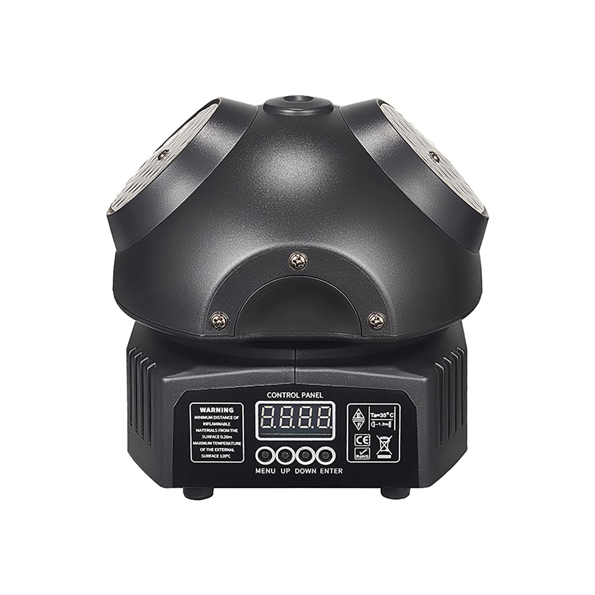 مصابيح تأثير صغيرة 2 في 1 شعاع + ليزر RGBW بألوان كاملة LED + ضوء ليزر أخضر ضوء مسرح DMX مصباح أمامي متحرك