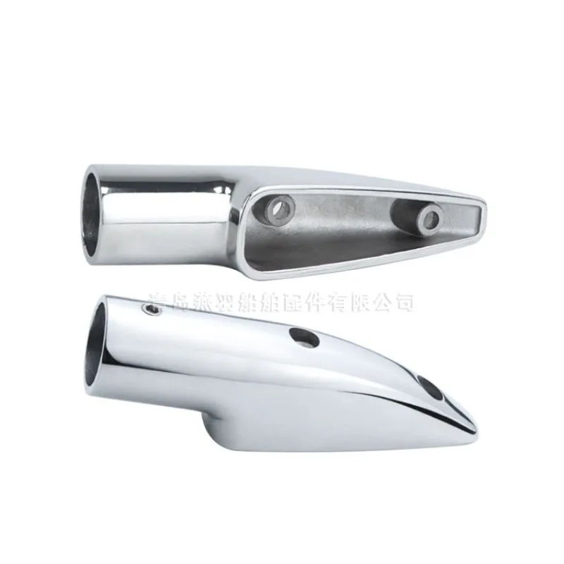 Marine stainless steel hardware accessories railing handrail fixing bracket 22mm yacht fishing boat sheep hoof hardware bracket