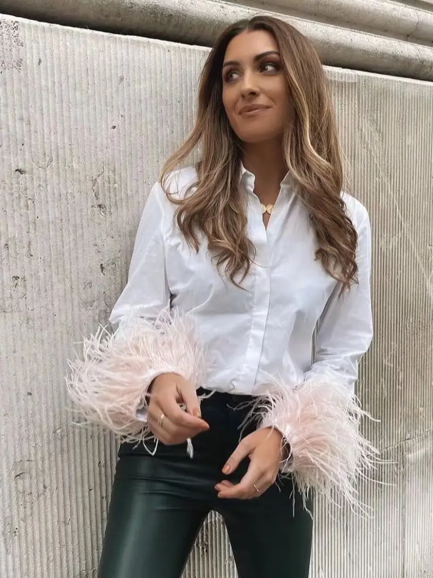 

Женская повседневная однотонная блузка с воротником irt, длинная цветная блузка с откидным воротником Sve, модный китайский бренд