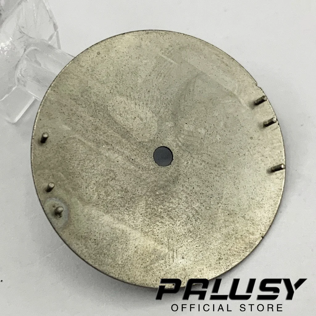 28.5mm NH35 Black Watch Dial Suitable For 3.0 O'clock and 3.8 O'clock Case Crown Luminous For NH35 4R35 Movement Watch Faces