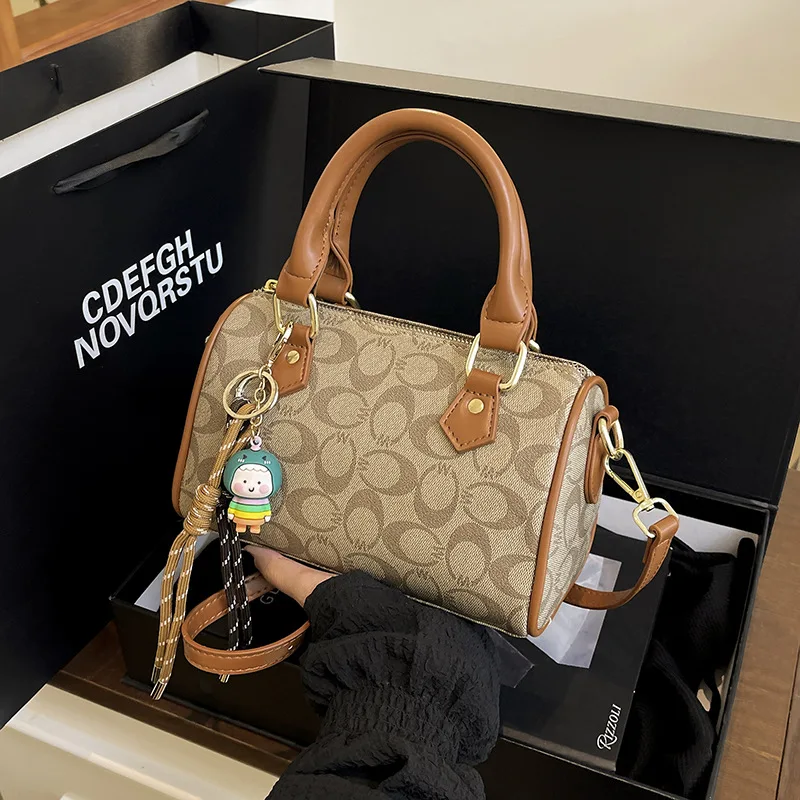 حقيبة يد نسائية كاجوال بتصميم فاخر، حقيبة يد جلدية عالية الجودة، حقيبة كتف أنيقة وعصرية بسحاب #3