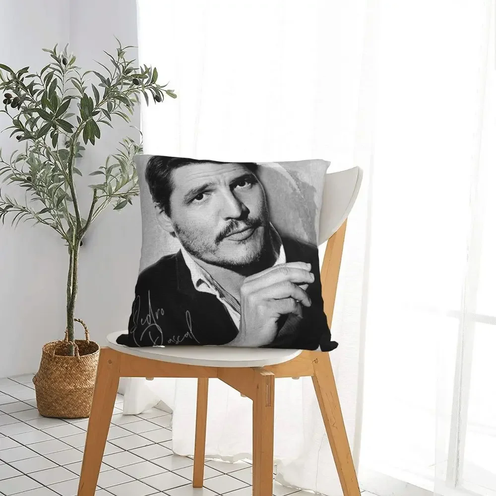 بيدرو باسكال B & W II ساحة المخدة البوليستر الإبداعية البريدي ديكور المنزل كيس وسادة #6