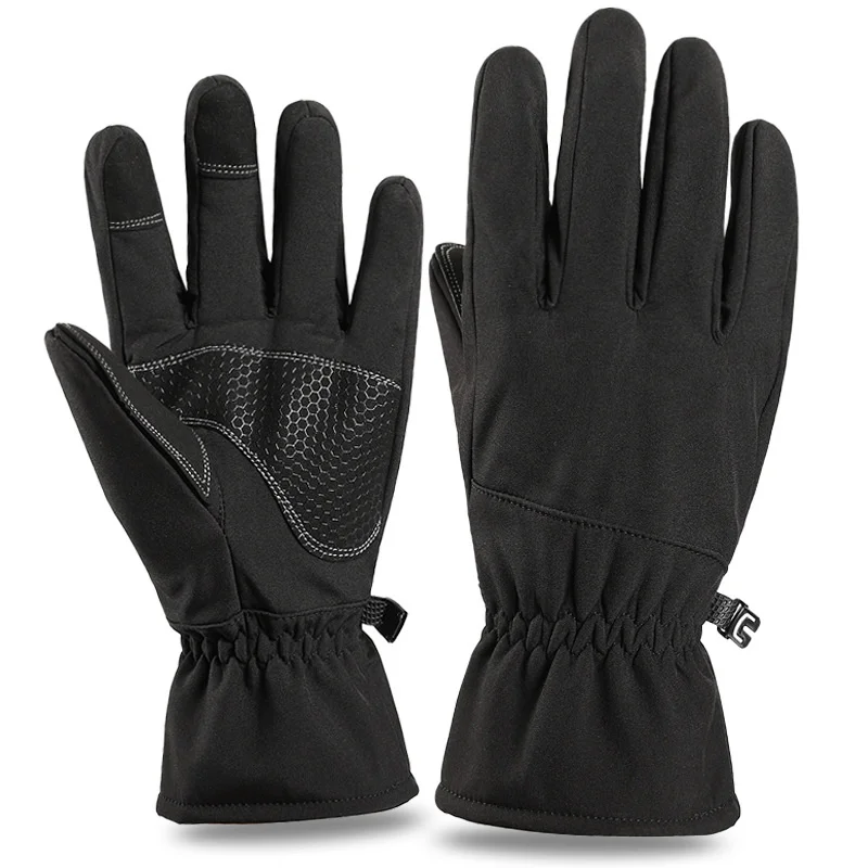 Ski Gloves Water Resistant Windproof Thick Fleece Lined Touchscreen Gloves for Winter Outdoor Sports Cycling Men Women
