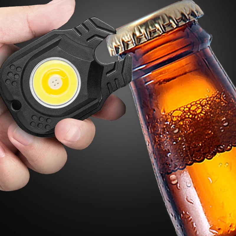 Outdoor EDC Portable Multifunctional Mini LED Keychain Flashlight Tools