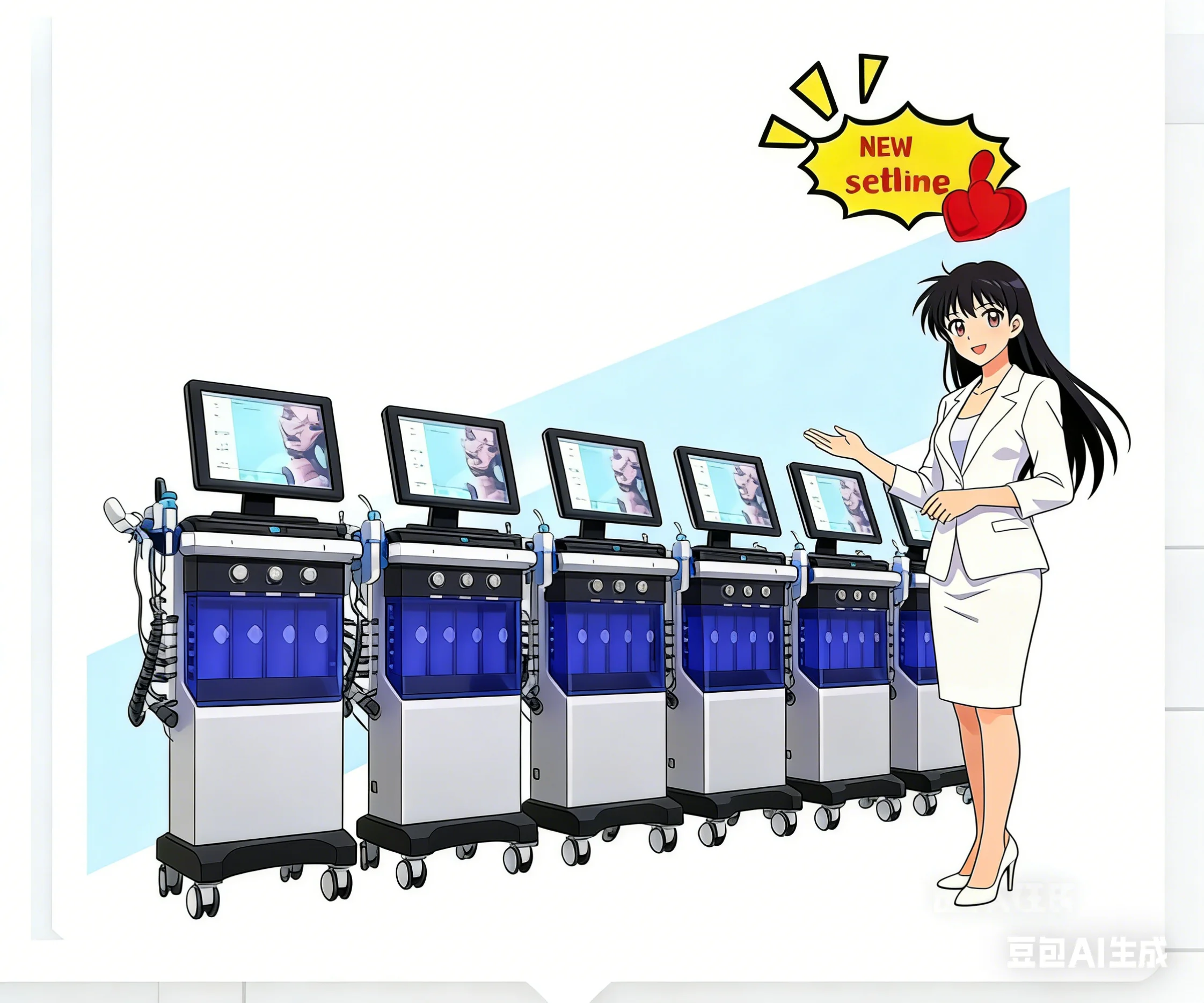 NEW EST 14 In 1 Women Aesthetic Beauty Equipment Bubble Oxygenation Scrubber Facial Machine 1