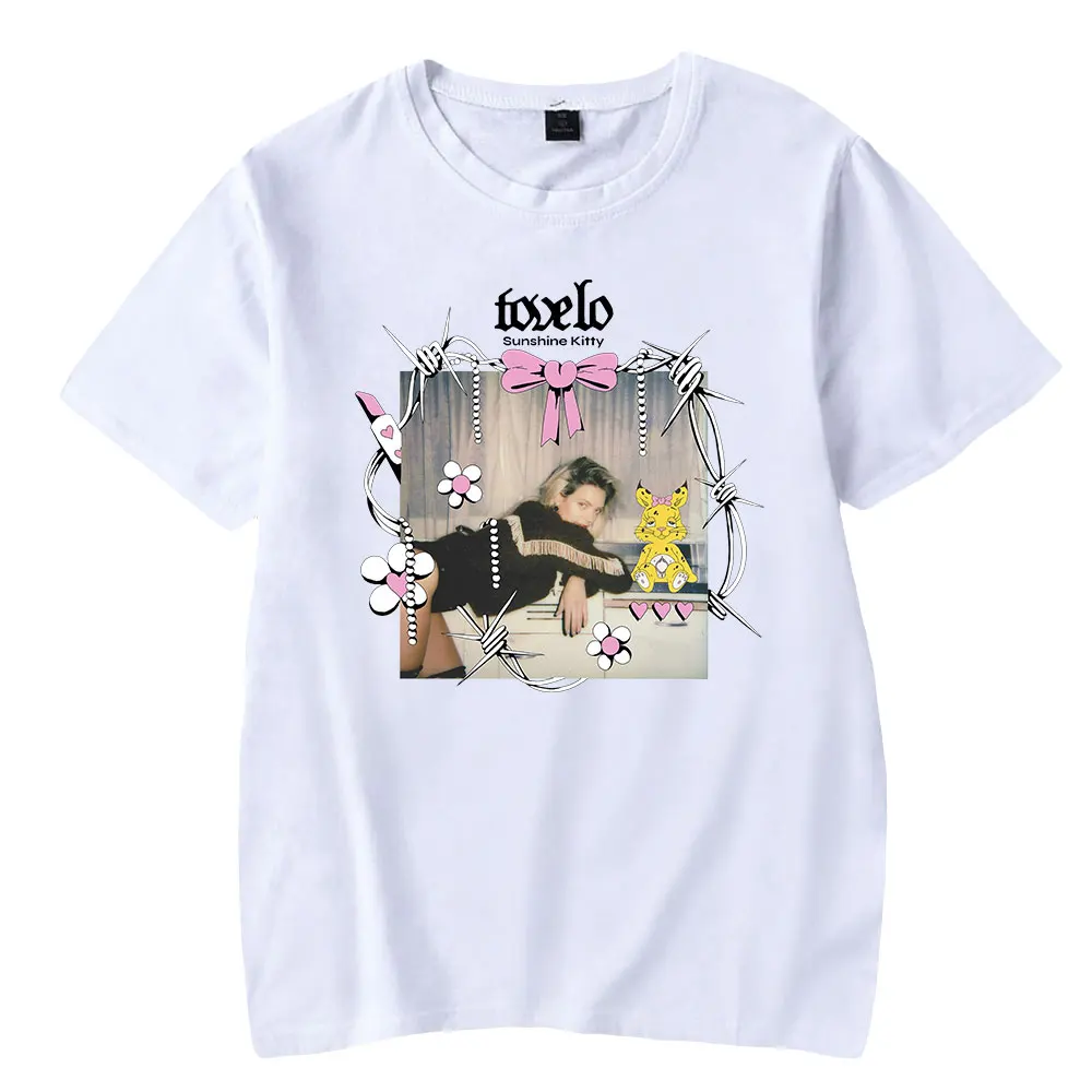 Camiseta de Manga corta con estampado de Merch TOUR para mujer, ropa de calle informal, Estilo Unisex