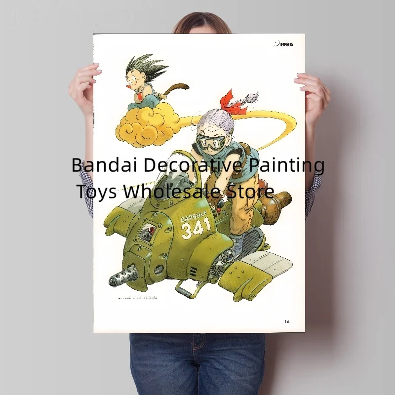Comics Decor Canvas Colorful Creativity HD Prints Dragon Ball Anime Figures Goku Poster Toys Birthday Gifts Painting Room Home