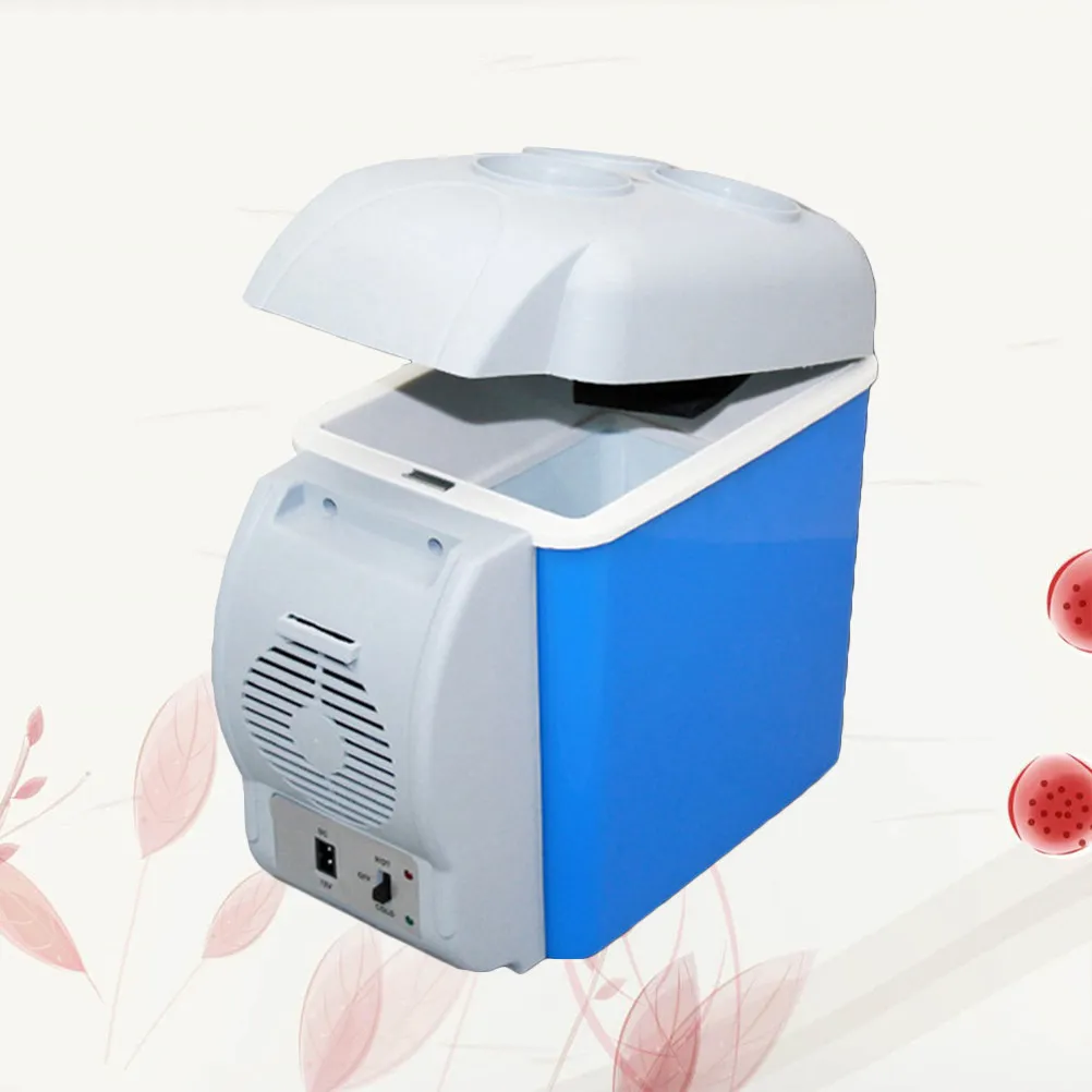 

7.5L Mini Car Fridge Cooler Warmer 12V Portable Refrigerator for Drinks Food Storage Cup Holder Compact Design Suitable Suv