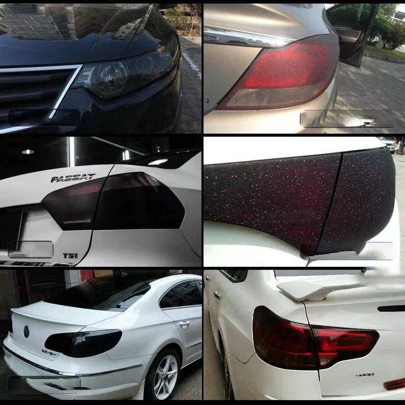 JDM Gelbe Auto-Scheinwerfer-Rücklicht-Nebelscheinwerfer-Tönungsfolie Kratzfeste Auto-Karosserie-Tuning-Zubehör Styling-Aufkleber – Detail 2