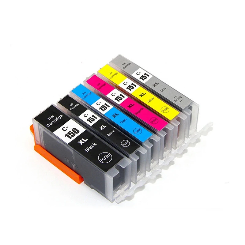 PGI-150 CLI-151 PGI 150 CLI 151 Compatible Ink Cartridge for Canon PIXMA IP7210 IP8710 MX721 IX6810 MG6310 MG5610 MG5410 MG5510