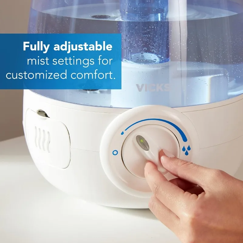 Filter-Free Ultrasonic Humidifier. #1 Brand Recommended by Pediatricians*. 1.2 Gal Ultrasonic cool mist humidifier for medium