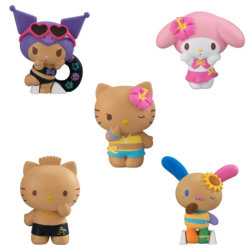 Bandai Original Gashapon Sanrio Hello Kitty My Melody Cute Summer
