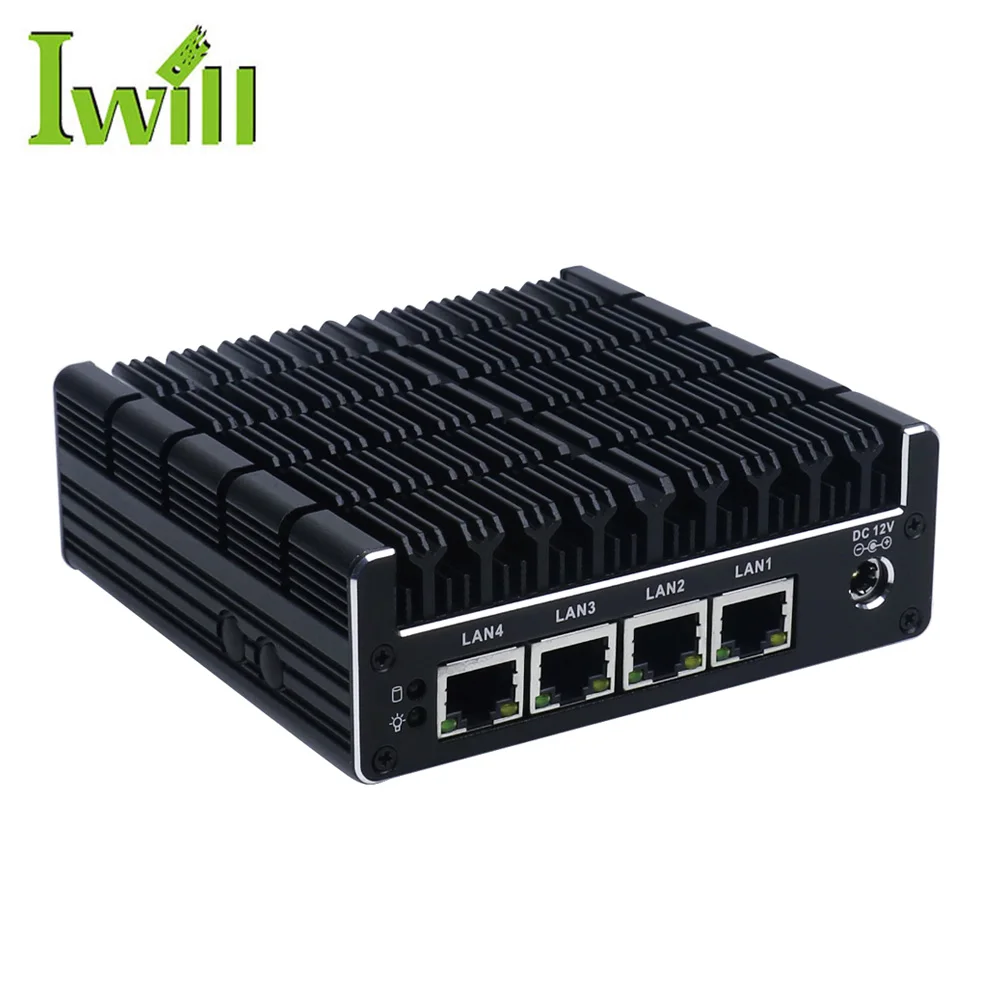 

OEM multi port lan card NUC-C3L4 mini wifi router with AES-NI J3160 quad core as a server