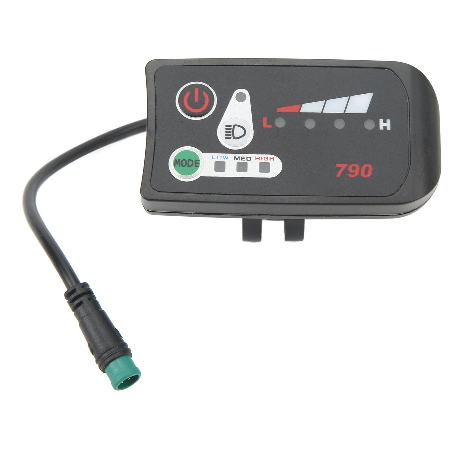 

Electric Bike Display Lightweight Wire and Interface ABS Electric Bike LED Display Control Panel for Modification