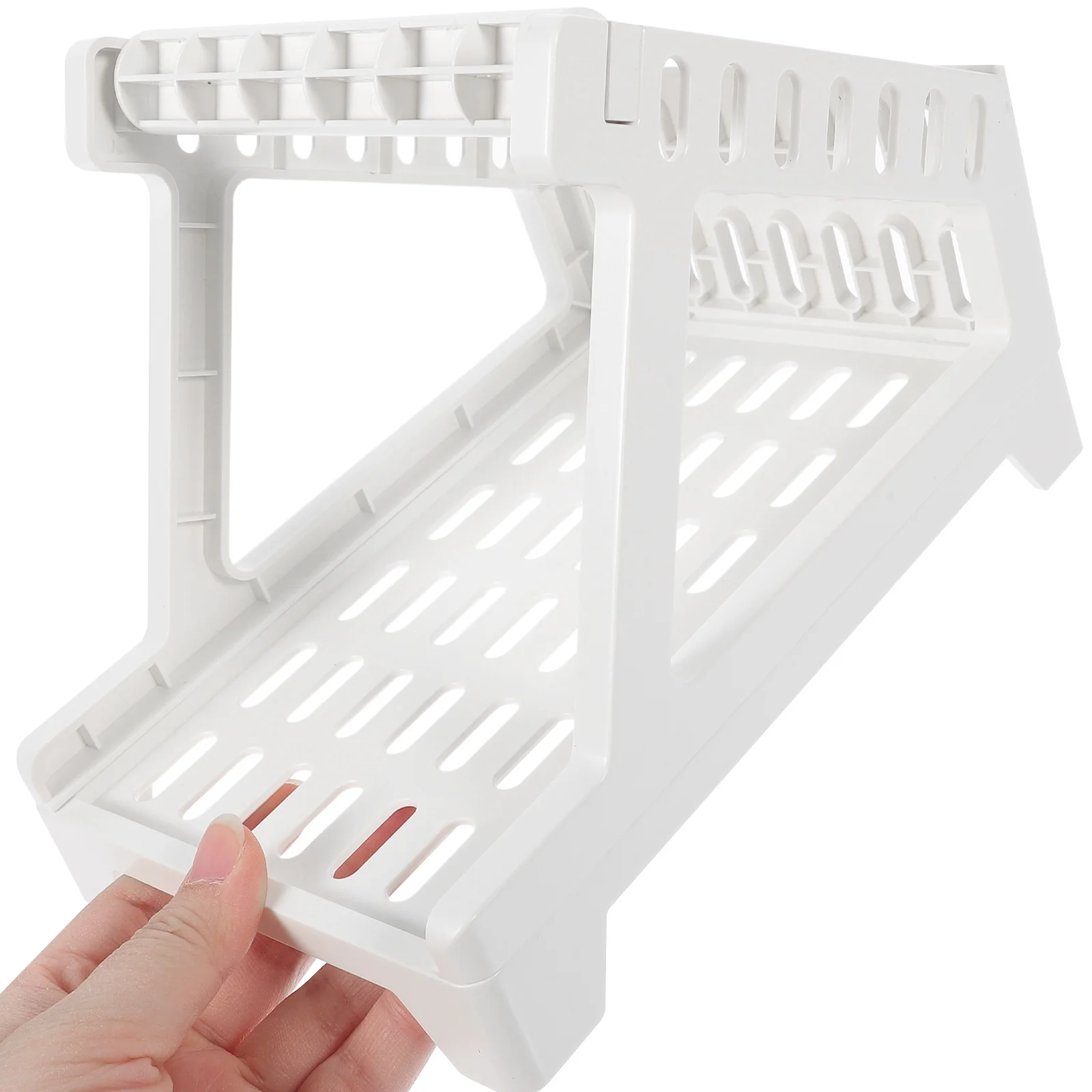 

Thickened Abs Desktop Holder Plastic Roll Rack Large Capacity Shipping Label Stand For Rolls Stacked Paper Easy Installation