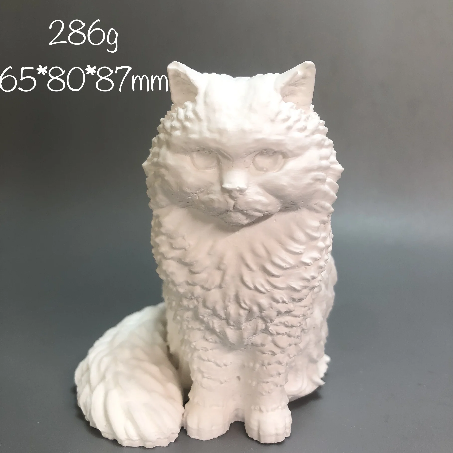 Cat Aromatherapy stone hand carved plaster crafts decorative polishing gift Reiki Healing modern art