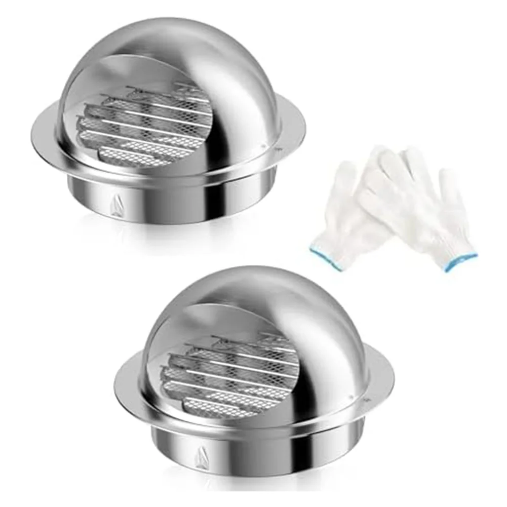 100mm 304 Stainless Steel Vent Wall Air Vent Built To Last Easy To Install Prevents Debris And Dust Blocks  100mm