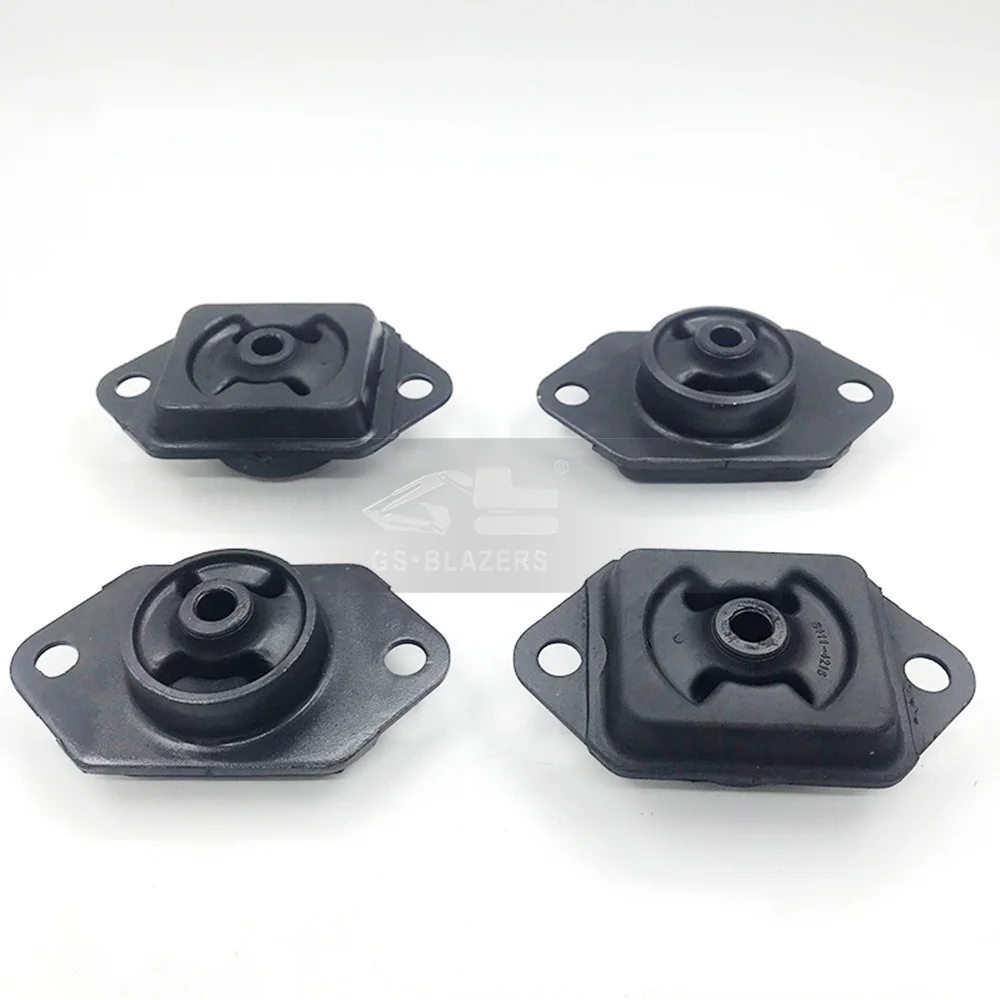 

For B411-4216 Kubota U15 20 25 30 Machine Pad Shock-absorbing Foot Pad Machine Foot Glue D1B105 V1505 Engine Excavator Parts