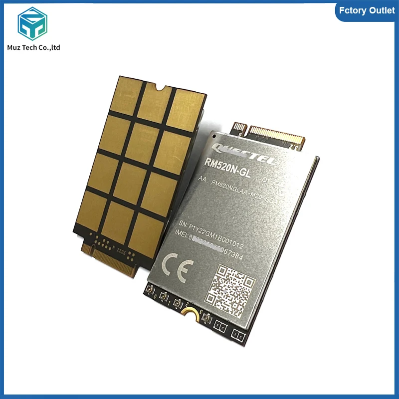 RM520N-GL 5G NR Sub-6GHz Module IoT Global Band M.2 Module Support GNSS RM520NGLAA-M20-SGASA for IoT/eMBB Applications