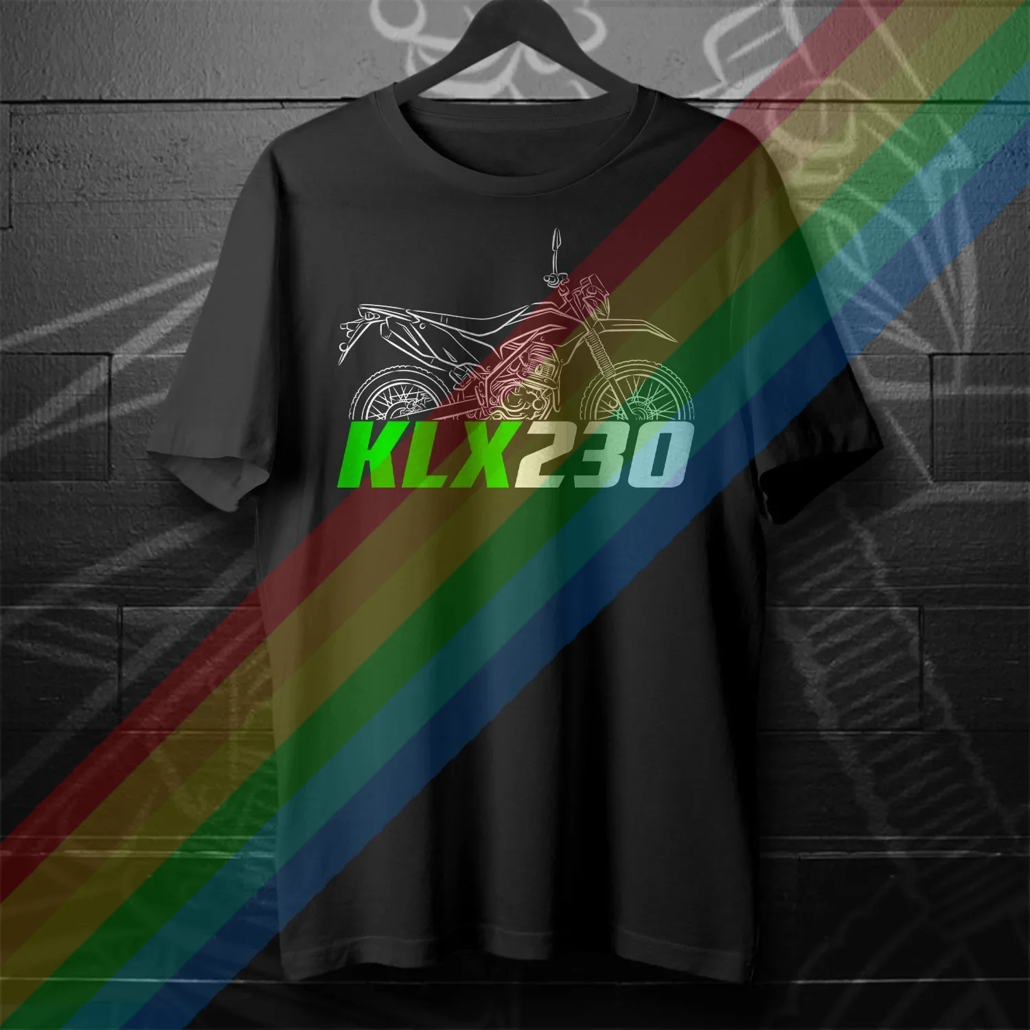 2025 رجل تي شيرت عادية KLX230 2019-2025 دراجة نارية تي شيرت الجرافيك الصيف قصيرة الأكمام 100% القطن S-3XL كول المحملة