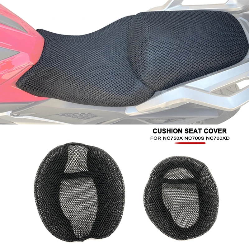 3D Mesh Seat Cover For Honda NC750X NC700X NC700XD NC700S NC 750X 700X NC 750 X Motorcycle Anti-Slip Fabric Cushion Seat Cover