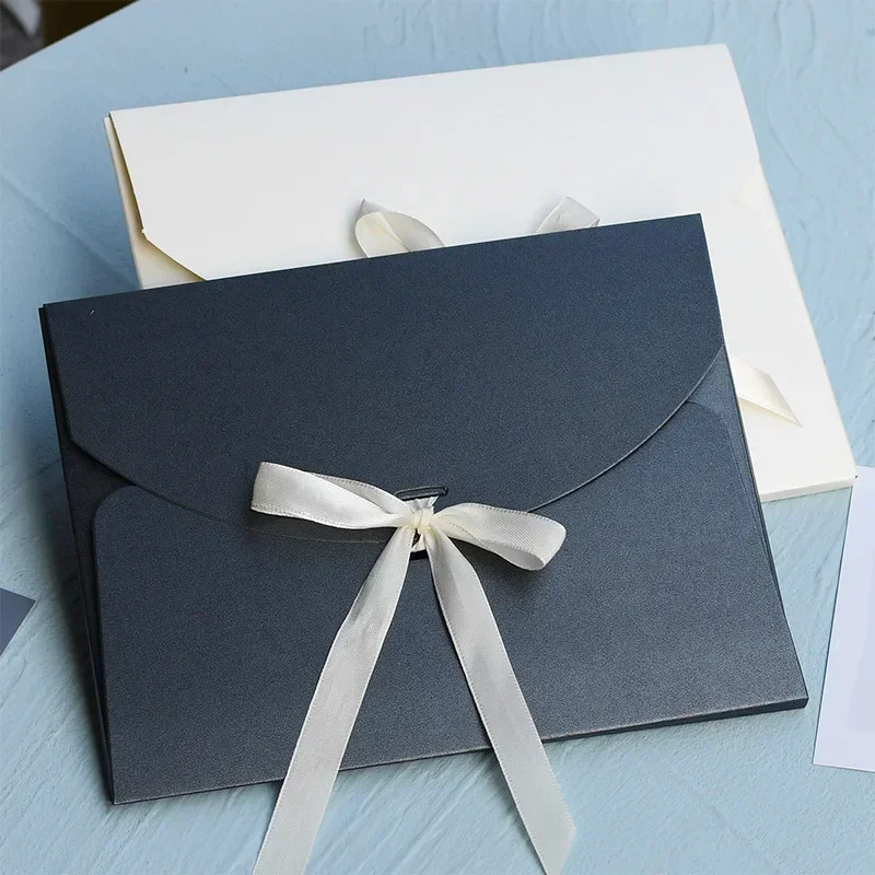 5pcs Diy Gift Box Pearl Foldable Paper Silk Scarf Packaging Bag Gift Packaging Box for Wedding Party, Valentine\'s Day