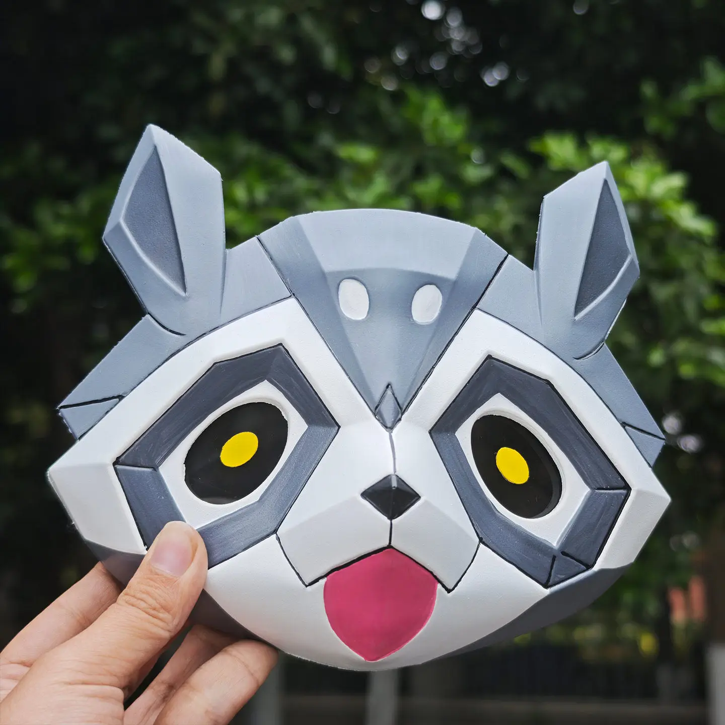 Trailblazer Raccoon Mask Game Honkai：Star Rail Cosplay Replica Prop Decoration Character Accessories Christmas Fancy Party