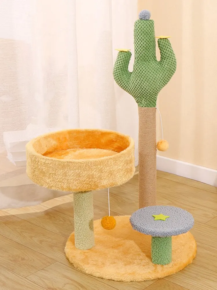 Cat Climbing Frame Small Warm Cat Nest Cat Tree Home Shelf Small Animal Toys