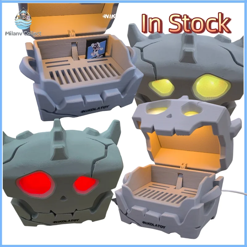 In Stock Original NIKOLATOY Zelda Chest Breath of The Wild Cassette Storage Box Vibration Voice Control Model Ornament Toys