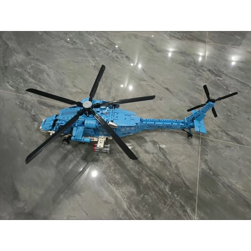 1504PCS WW2 Tecnologia Militare Elicottero Armato 22 Building Blocks Forze Aerea Aereo MOC Modello Mattoni Giocattoli Set Per I Ragazzi Regali