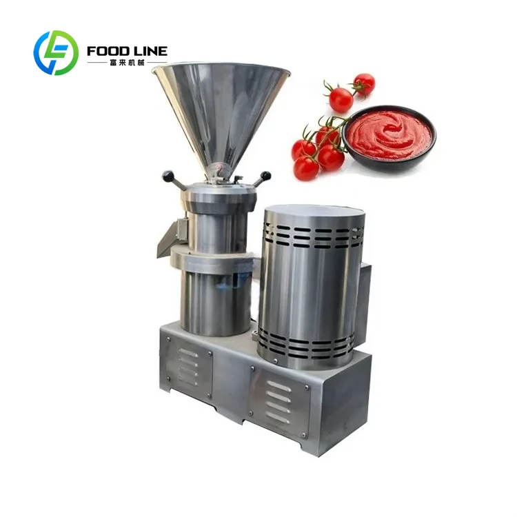 Small Tomato Paste Processing Colloid Mill High Efficiency Automatic Tomato Sauce Making Machine Customized