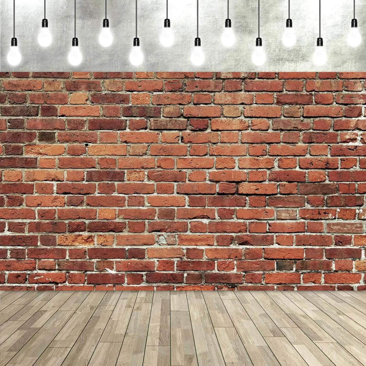 1.5*1Red brick wall background brick photography background baby birthday party graduation home d