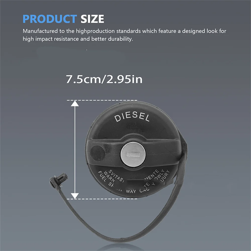 71802900 Fuel Tank Cap with Lock and 2 Keys  for Fiat Ducato Reliable Locking Fuel Tank Cap Auto Kit