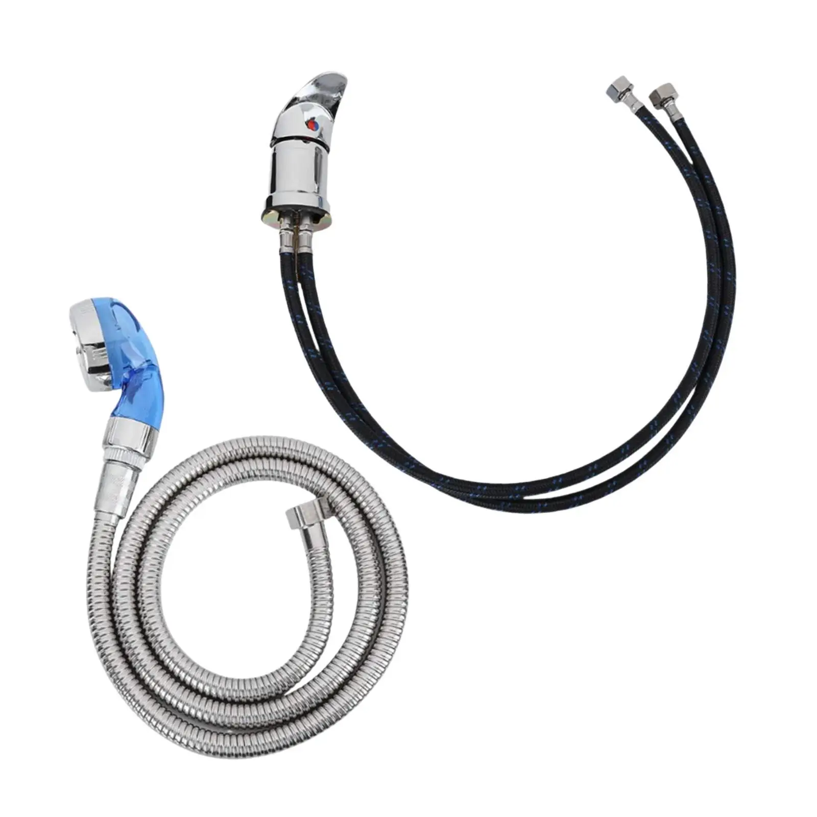 صنبور وعاء حوض الشامبو ومجموعة الرش ملحقات استبدال صمام الخلط الساخن والبارد #2