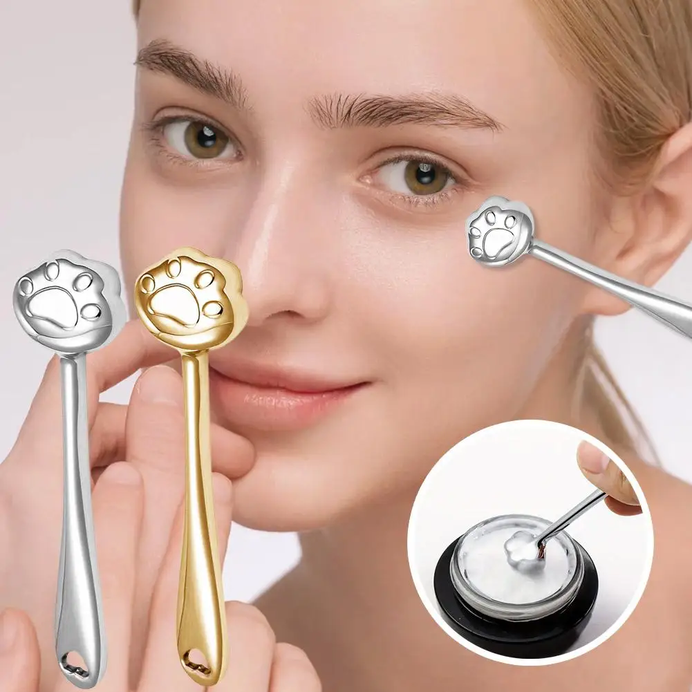 

Cat Claw Eye Massage Roller Eye Cream Stick Applicator Face Facial Gold Dark Massager Wrinkle Circles Spoon Alloy Anti K8I3