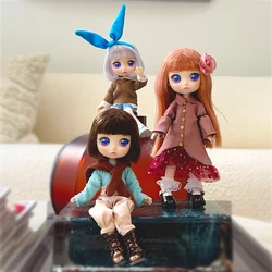 Lady Doolli Dolls 1/12 Bjd Blind Box Ob11 15cm Mystery Box Toys, Cute Action Anime Figure Kawaii Designer Model Gift