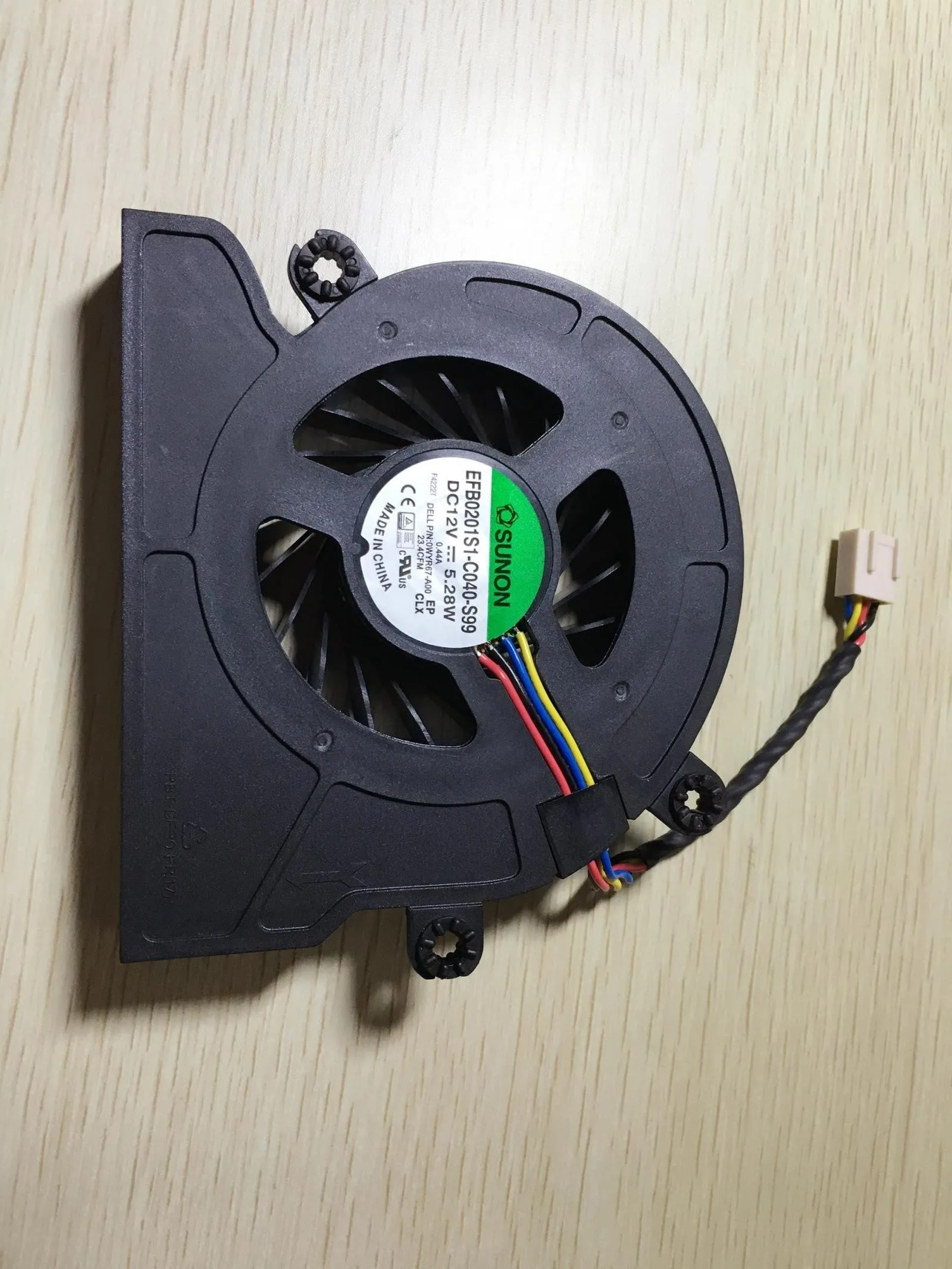 FAN FOR DELL optiplex 3030 aio 0WYR67-A00  BAZB1120R2U P002 EFB0201S1-C040-S99 DC 12V Server Laptop Fan