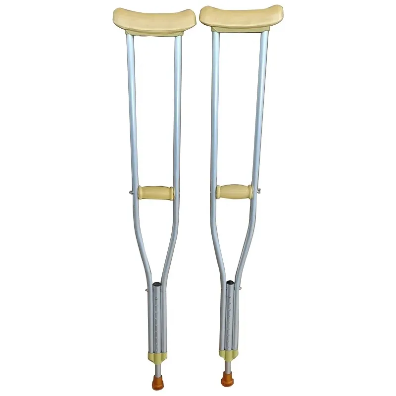 Height Adjustable Medical Telescopic Walking Canes Underarm Elbow Crutches Aluminum for Disabled