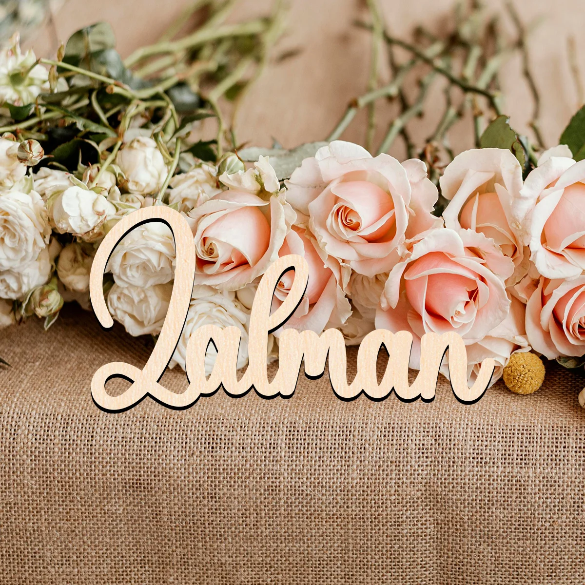 1Pcs Rustic Wall Art Custom Last Name Sign Personalized Names Blessing Words Multiple Color Choices Farm Entrance Wall Ornament