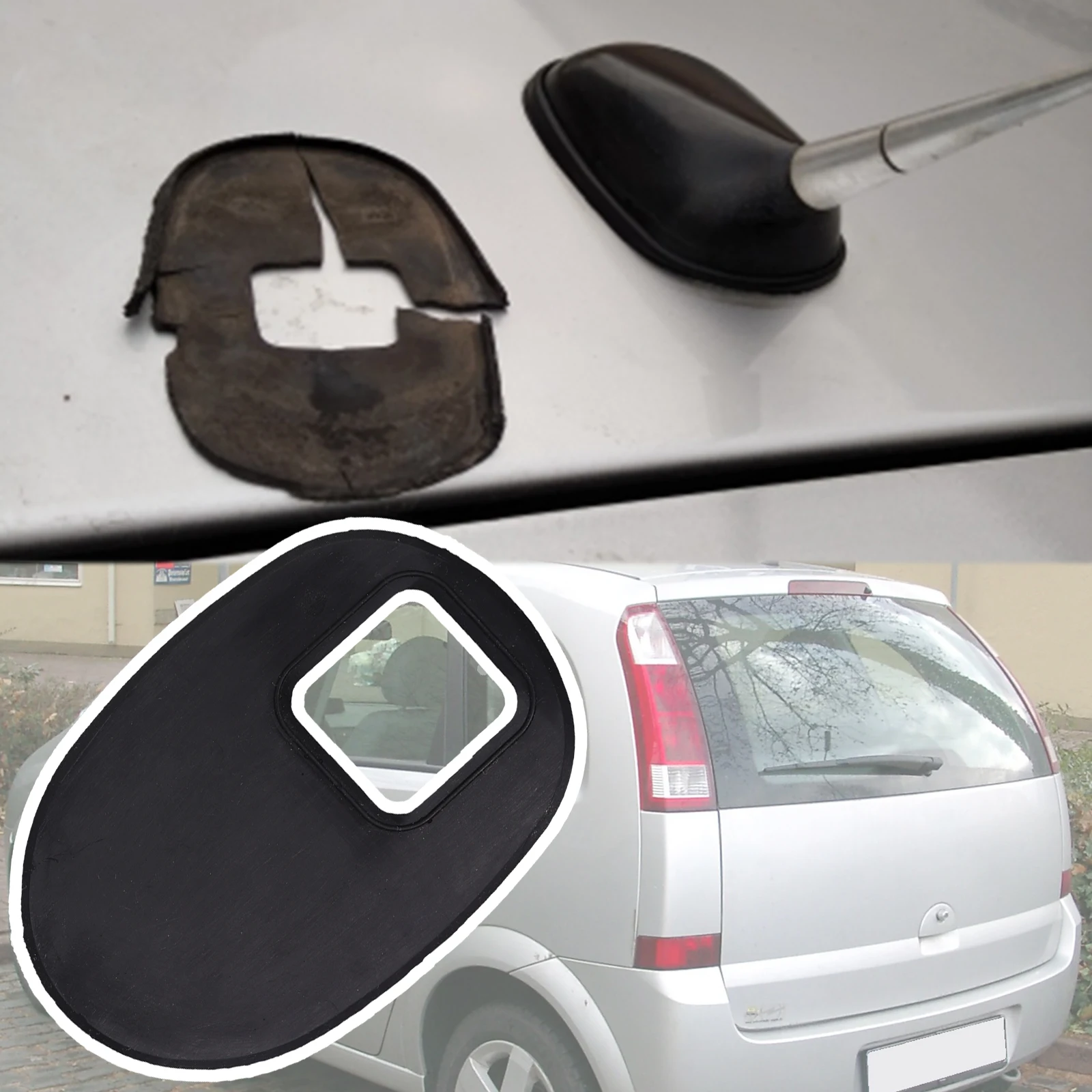 For Chevrolet Vauxhall Opel Meriva A Car Roof Mast Aerial Antenna Base Gasket Seal Pad Cover Replacement 2003 - 2008 2009 2010