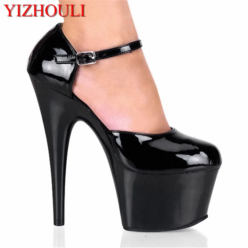 

15 cm thick bottom ultra-high with waterproof shoes catwalk shows performance Party fashion women's dance shoes