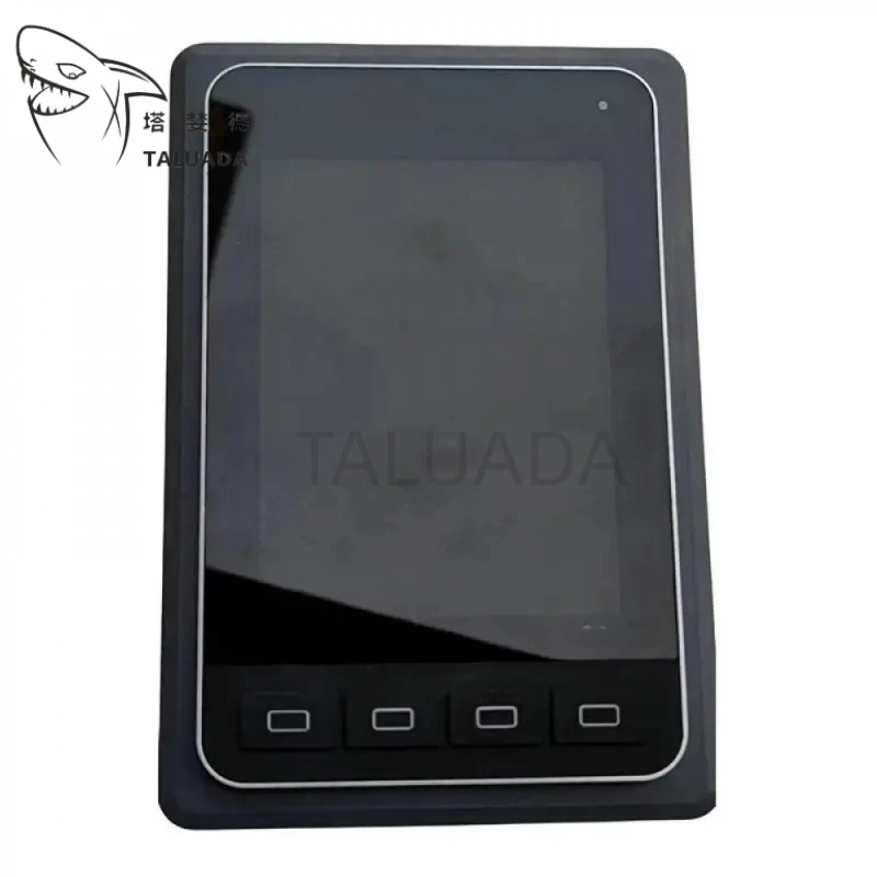 OEM Display Monitor with Program For SY215C Excavator LCD Panel Displayer with Shell Controller Button Type