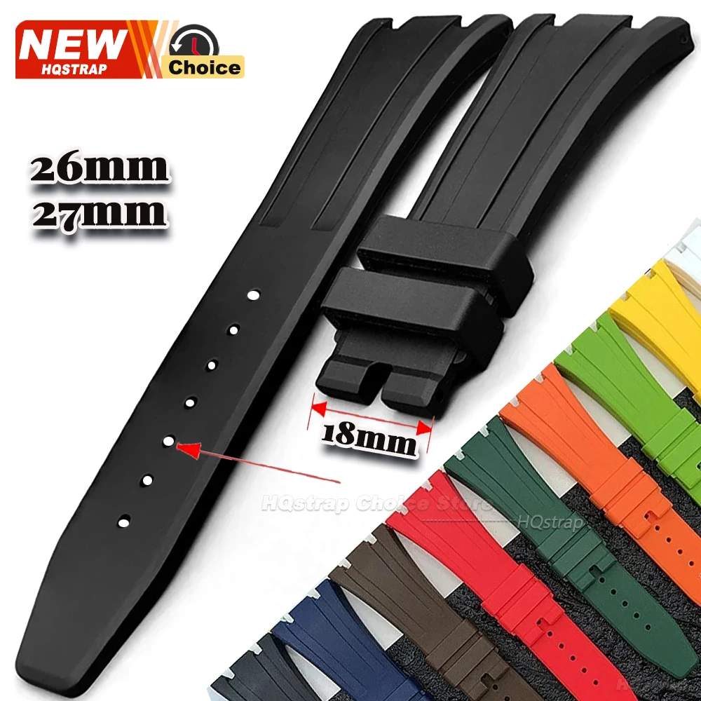 26mm 27mm Gummiarmband für GA2100 Business-Uhren, für AP Royal Oak Sport-Silikonarmband, Wasserdichtes Armband für Damen und Herren