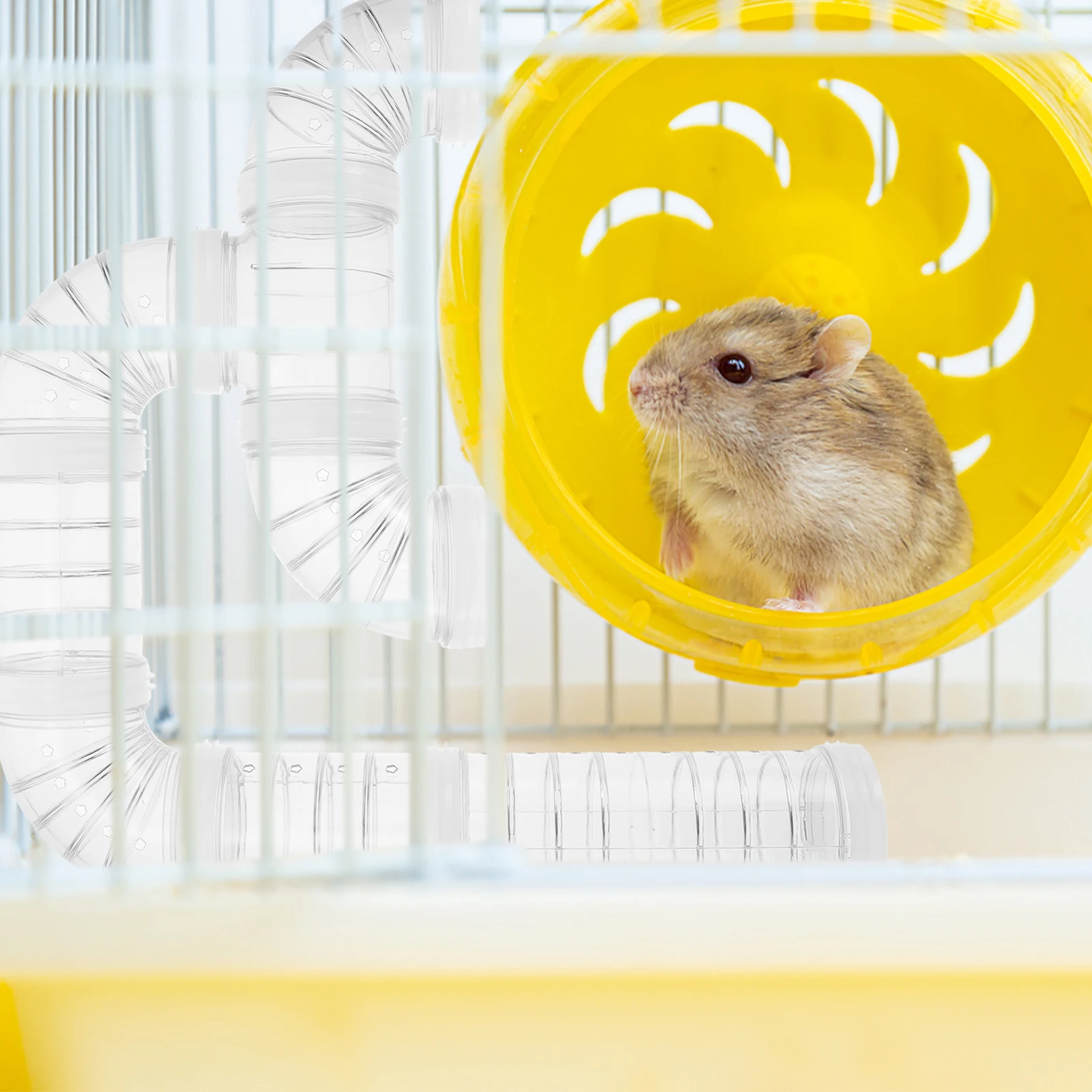 

Hamster Cage Tunnel Exercise Extendable Tubes Pipeline Kits Small Animal Plastic Maze