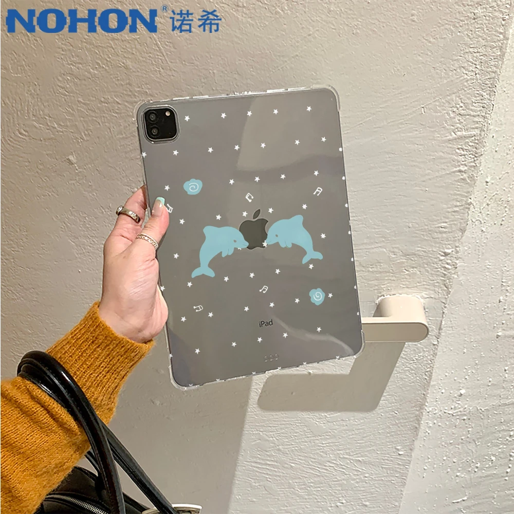 

Star Dolphin Tablet Case For iPad Pro 11 12.9 13 M2 M4 M3 M5 Shell 8.3 9.7 10.2 5/6/7/8/9/10/11th Mini Air 1 2 3 4 5 6 7 Cover